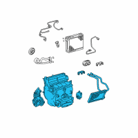 OEM 2012 Toyota Tundra Evaporator Case Diagram - 87050-0C010