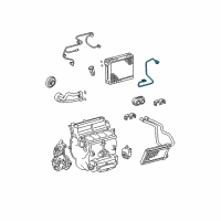 OEM Toyota Sequoia In-Car Temperature Sensor Diagram - 88620-0C010