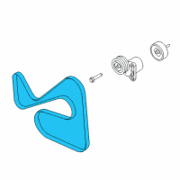 OEM Ford Focus Serpentine Belt Diagram - 8S4Z-8620-BB