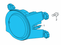 OEM 2021 Toyota Corolla Fog Lamp Diagram - 81220-12240