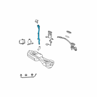 OEM BMW M3 Plastic Filler Pipe Diagram - 16-11-7-203-752