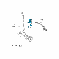 OEM 2008 BMW M3 Fuel Pump Level Sensor Repair Kit Diagram - 16-11-2-283-497