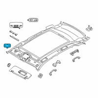 OEM 2019 BMW 740i xDrive Vanity Mirror Light Led Diagram - 63-31-9-397-852