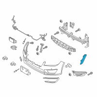 OEM 2016 Lincoln MKC Side Marker Lamp Diagram - EJ7Z-15A201-A