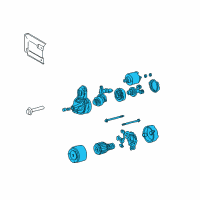 OEM 2001 Hyundai Santa Fe Starter Assembly Diagram - 36100-38090