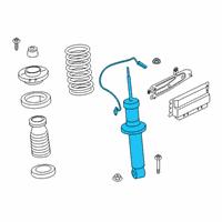 OEM 2022 BMW X3 Rear Spring Strut Vdc Diagram - 37-10-6-887-148