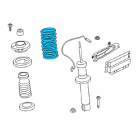 OEM 2020 BMW X3 REAR COIL SPRING Diagram - 33-53-6-884-923