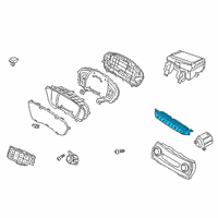 OEM 2019 Hyundai Santa Fe Switch Assembly-Ctr FACIA Panel Diagram - 93600-S1000-4X