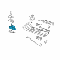 OEM 2011 Chrysler 200 Shifter-Transmission Diagram - 5273248AM