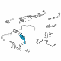 OEM 2018 Lexus RX450hL Cooler Assembly, EGR Diagram - 25680-31050