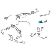 OEM Lexus RX450h Valve Assy, Fuel Tank Solenoid Main Diagram - 77710-48020