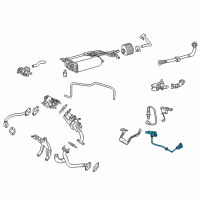 OEM 2017 Lexus RX350 Sensor, Oxygen Diagram - 89465-0E210