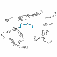 OEM 2021 Lexus RX450h Hose Assy, Fuel Vapor Feed Diagram - 23820-0P210