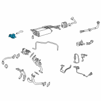 OEM 2019 Lexus LC500h Valve Assy, Vacuum Switching Diagram - 25860-31090