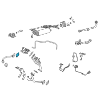 OEM 2017 Lexus RX450h Gasket, EGR Pipe, No Diagram - 25629-36020