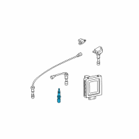 OEM 2003 Hyundai Santa Fe Plug Assembly-Spark Diagram - 18818-11051