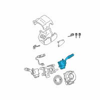 OEM Toyota FJ Cruiser Wiper Switch Diagram - 84652-33430