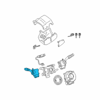 OEM Lexus ES300 Switch Assy, Headlamp Dimmer Diagram - 84140-33160