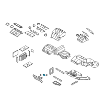 OEM 2007 Chevrolet Trailblazer Seal, A/C Evaporator Tube Diagram - 88892985