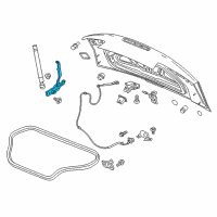 OEM 2017 Chevrolet Camaro Hinge Diagram - 84405980