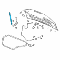 OEM Chevrolet Lift Cylinder Diagram - 23151210