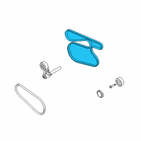OEM BMW Ribbed V-Belt Diagram - 11-28-8-477-787