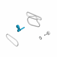 OEM 2010 BMW X5 Mechanical Belt Tensioner Diagram - 11-28-7-799-851