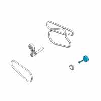 OEM BMW Belt Tensioner Pulley Diagram - 11-28-7-799-859