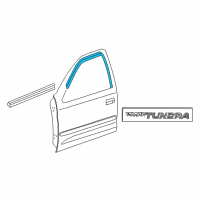 OEM 2006 Toyota Sequoia Frame Molding Diagram - 75754-0C020