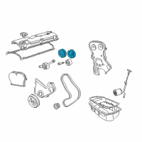 OEM 1997 Chrysler Cirrus Sprocket-Camshaft Diagram - 4667609