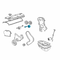 OEM 2002 Dodge Caravan PULLEYPKG-IDLER Diagram - 5083726AB