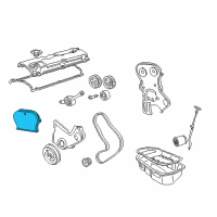 OEM 2005 Dodge Stratus Cover-Timing Belt Diagram - 4648934AA