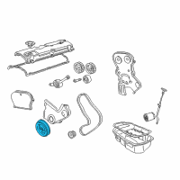 OEM Chrysler Cirrus DAMPER-Engine Vibration Diagram - 4694268AB