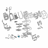 OEM 2018 Chevrolet Suburban 3500 HD Adjuster Switch Diagram - 23462143