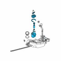 OEM 2005 Ford Focus Fuel Pump Diagram - 6S4Z-9H307-A