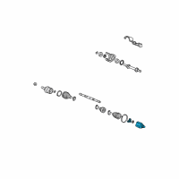 OEM 2007 Honda Civic Joint, Inboard Diagram - 44310-SVB-A01