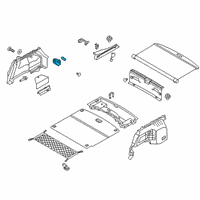 OEM Hyundai Ioniq Lamp Assembly-Luggage Compartment Diagram - 92620-C7000