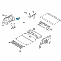 OEM 2022 Hyundai Veloster N Lamp Assembly-Luggage Compartment Diagram - 92620-C7000