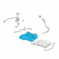 OEM 2007 Saturn Aura Fuel Tank Diagram - 20873514