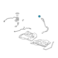 OEM Pontiac Solstice Cap, Fuel Tank Filler Diagram - 10372246