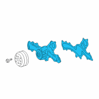 OEM Lexus Water Pump Assembly Diagram - 16100-09442