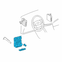 OEM Toyota Junction Block Diagram - 82730-07053