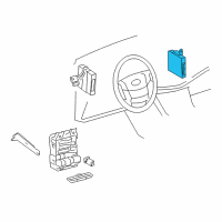 OEM Toyota Avalon Control Module Diagram - 89670-41030