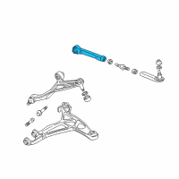 OEM 1993 Acura NSX Rod, Rear Control Arm Diagram - 52342-SL0-000