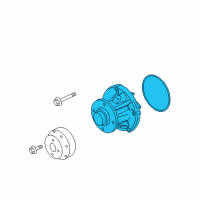 OEM 2004 Ford F-250 Super Duty Water Pump Diagram - 4C3Z-8501-AC
