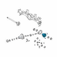 OEM 2005 Lexus GX470 Case Sub-Assembly, DIFFE Diagram - 41302-26010