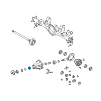 OEM Toyota Pickup Outer Pinion Bearing Diagram - 90366-30067