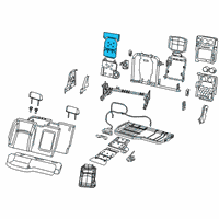 OEM 2019 Ram 1500 Pad-Seat Back Diagram - 68309558AB