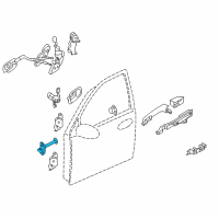 OEM Kia Sedona Checker Assembly-Front Door L Diagram - 793804D001