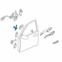 OEM 2007 Kia Sedona Door Key Sub Set, Left Diagram - 819704DB00